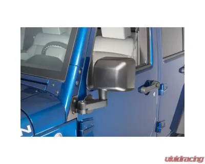 Quadratec Automatic Billet Aluminum Mirror Movers Jeep Wrangler 2007-2018 - 13125 0222